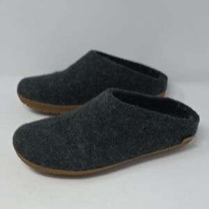 Glerups Wool Slip-on with natural rubber sole honey Forest Size Men 10 Women 12